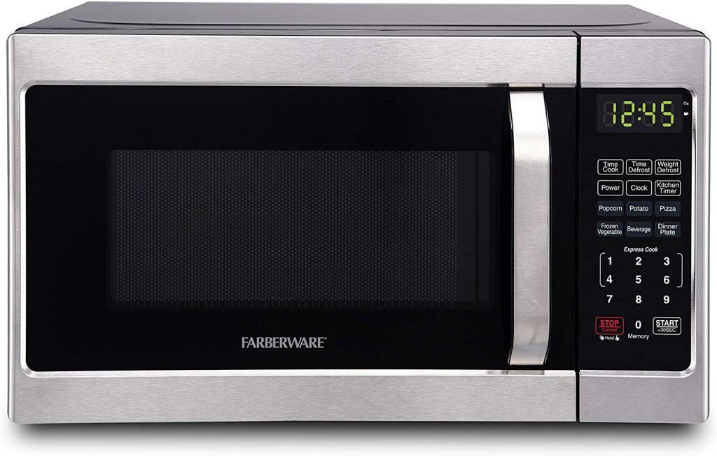 Farberware Classic 700-Watt Microwave Oven Brushed Stainless Steel