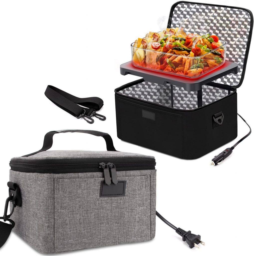 Mini Electric Heated Lunch Box, 12V,24V Portable Vehicle Microwave