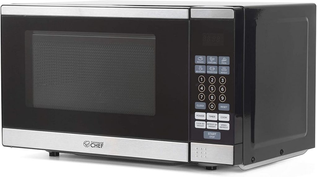 Commercial Chef Shallow Microwave for Upper Cabinet