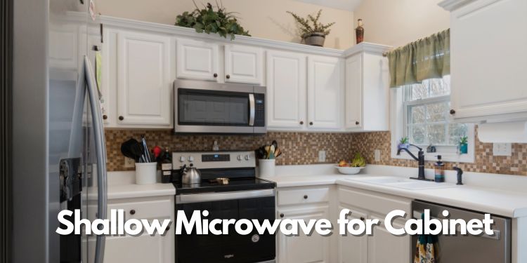 Shallow Microwave for Cabinet