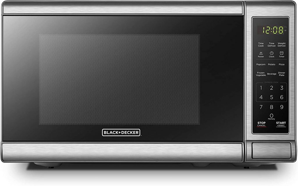 Stainless Digital Shallow Microwave Oven for Cabinet