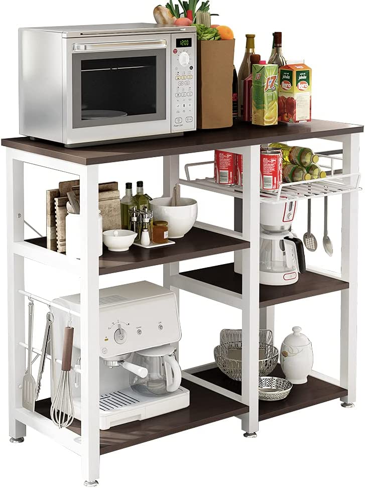 soges 3-Tier Kitchen Storage Cart Workstation Shelf