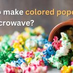 How to make colored popcorn in the microwave