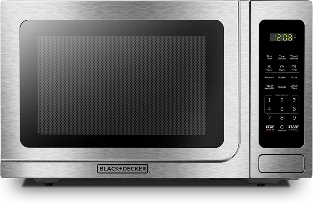 BLACK+DECKER Microwave Oven with Stainless Steel
