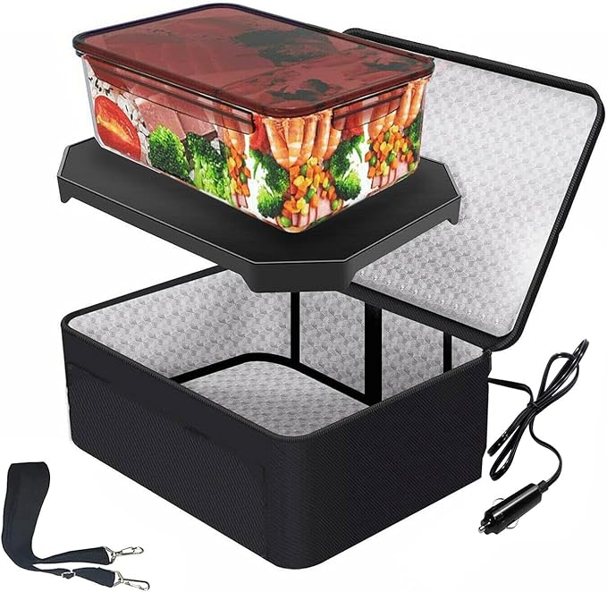 12Volt Portable Microwave Oven Food Warmer and Raw Food Cooking