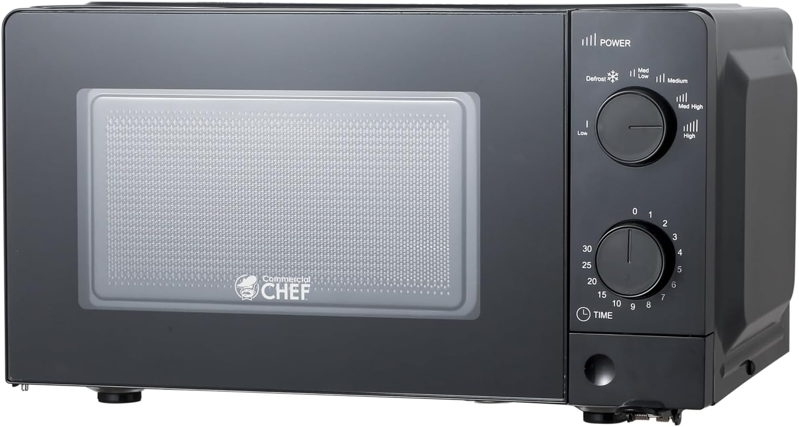 COMMERCIAL CHEF Portable Microwave OVEN 6 Power Levels