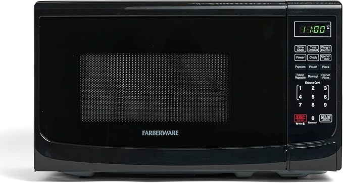 Farberware Portable Microwave Oven 700 Watts With LED Lighting