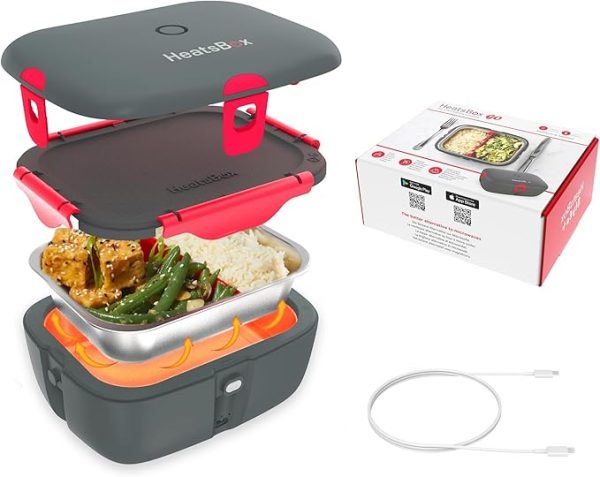 Portable Electric Lunch Box 100W App Control Battery Powered