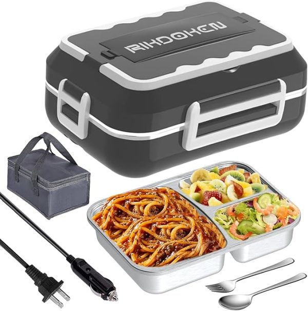 RIKDOKEN 60W Faster Heat Electric Portable Microwave for Car