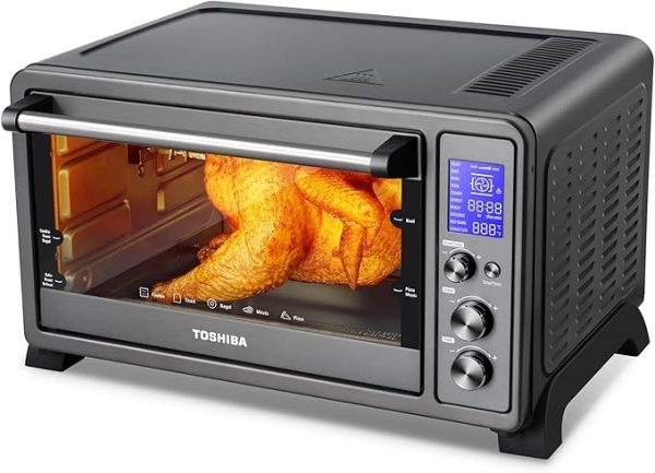 TOSHIBA Large 6-Slice Convection portable microwave Oven with Toast and Pizza