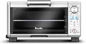 Breville Mini Smart Microwave Oven BOV450XL, Brushed Stainless Steel