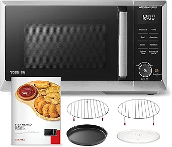 TOSHIBA 6-in-1 Inverter Countertop Microwave Oven Healthy Air Fryer Combo