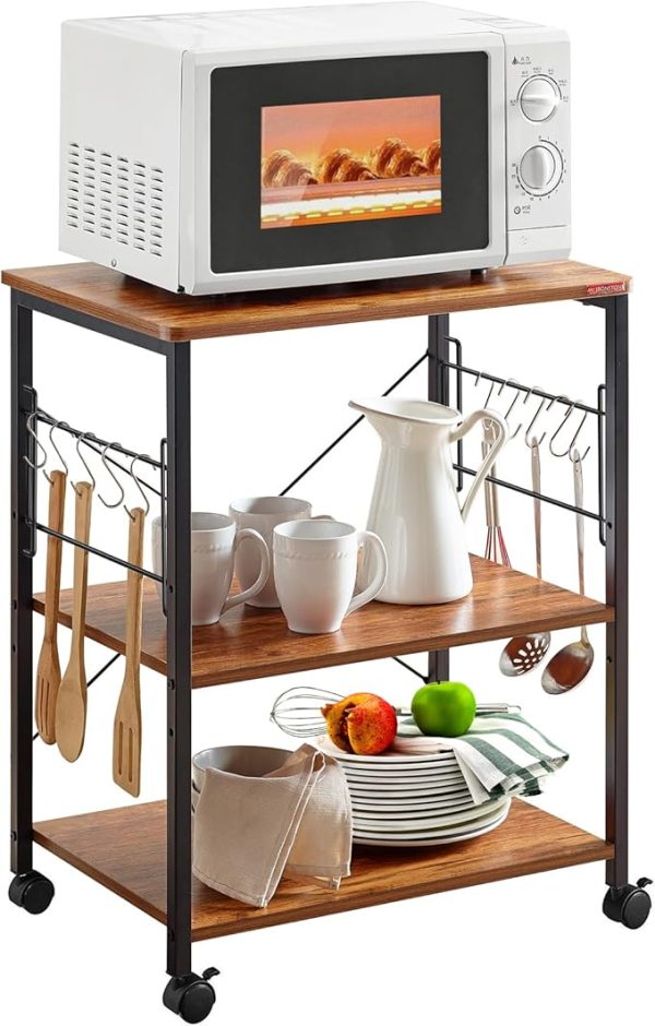 Mr 3-Tier Microwave Stand and Microwave Cart for Small Space